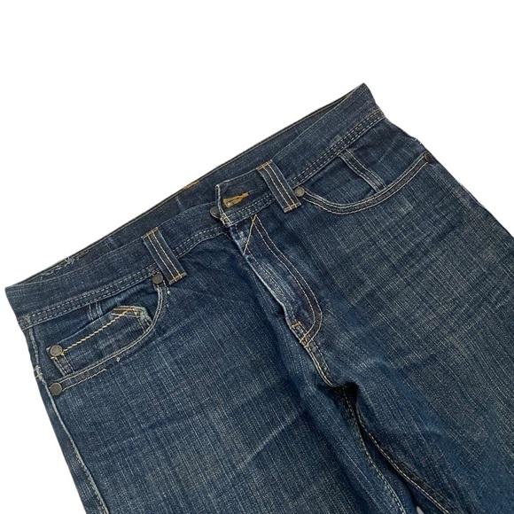 LEVIS 511 Straight Blue Jeans Black Label Jeans Back Zipper Pockets Red Tag - Picture 10 of 13